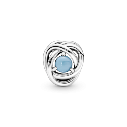 Charms Pandora - Urodzinowy Turkusowy symbol wieczności 790064C02