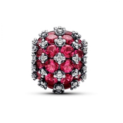 Charms Pandora - Wysadzany różowymi kamieniami 792630C03